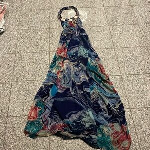 Caribbean Queen Halter dress size M